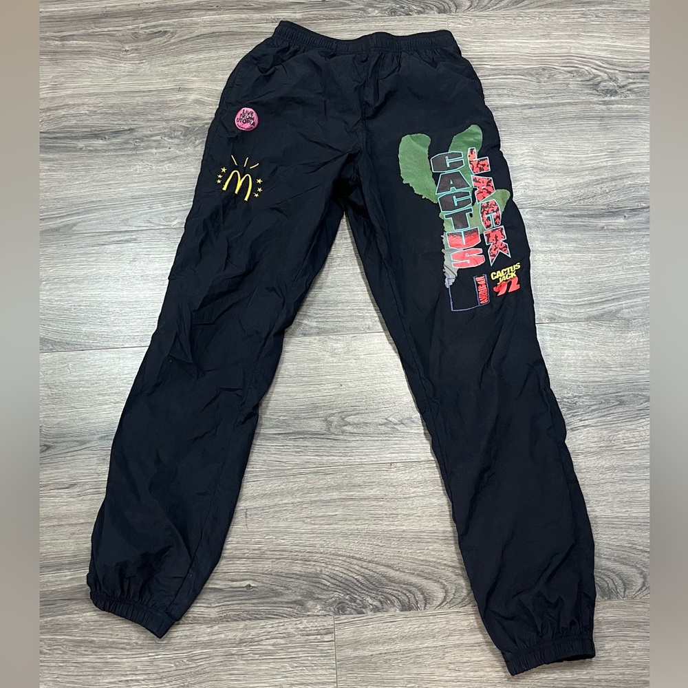 Black cactus Jack Bottoms with Colorful Graphics